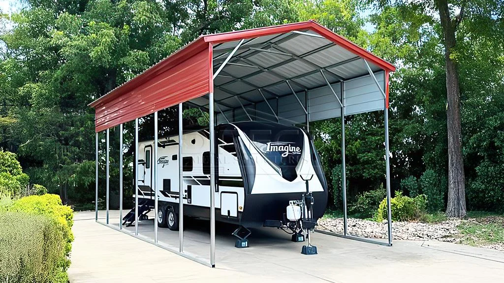 18x30 Metal RV Cover