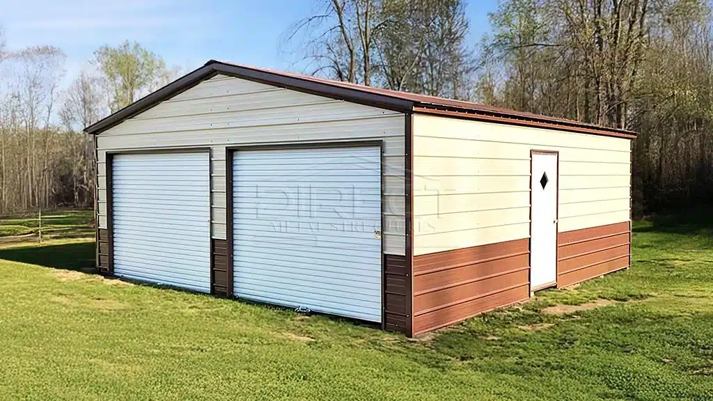 24x30 Metal Storage Shed