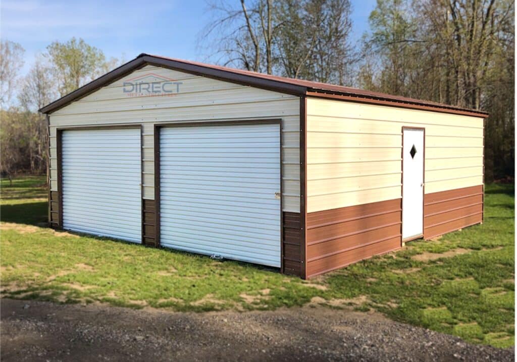 24x30 Metal Storage Shed Direct Metal Structures