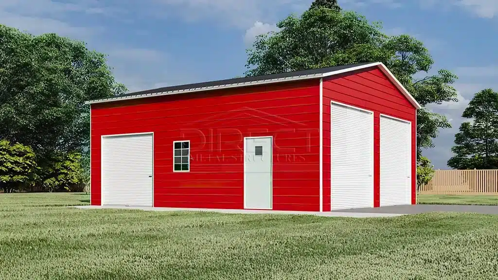 24x31 Metal Storage Shed