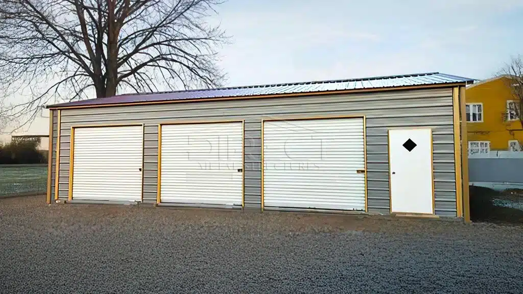 24x40 Side Entry Metal Garage