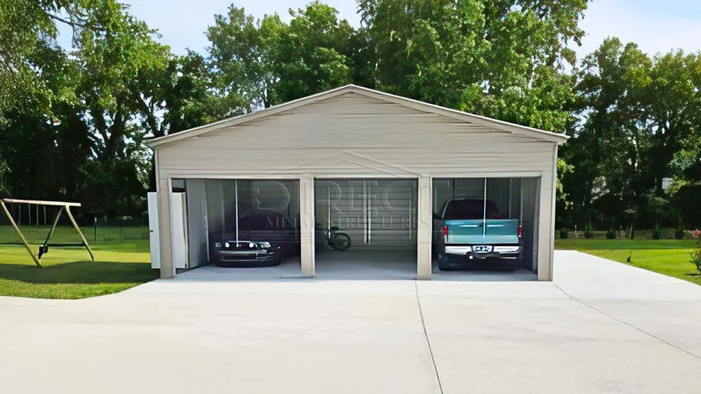 30x25 Three Car Garage