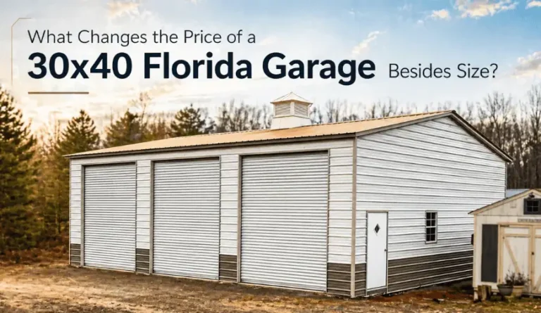 What Changes the Price of a 30x40 Florida Garage Besides Size?