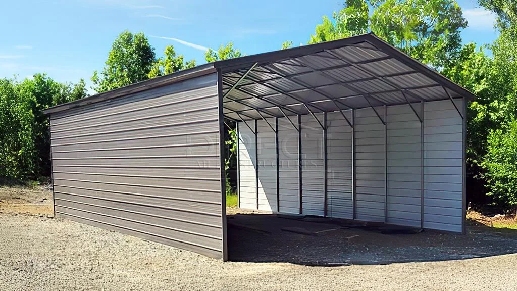 30x40 Vertical Roof Carport