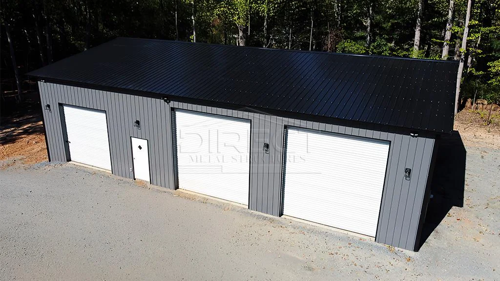 30x50 Front Car Side Entry Garage