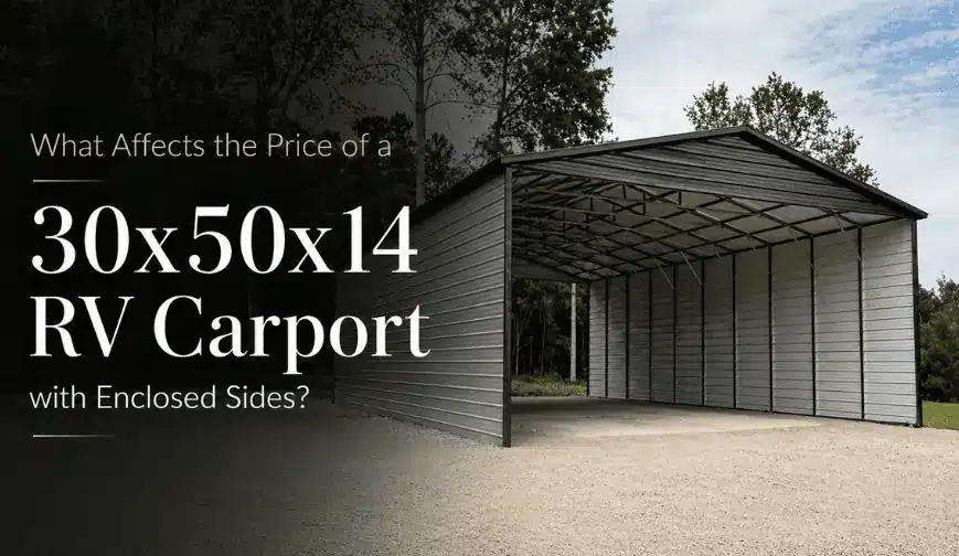 30x50x14 RV Carport