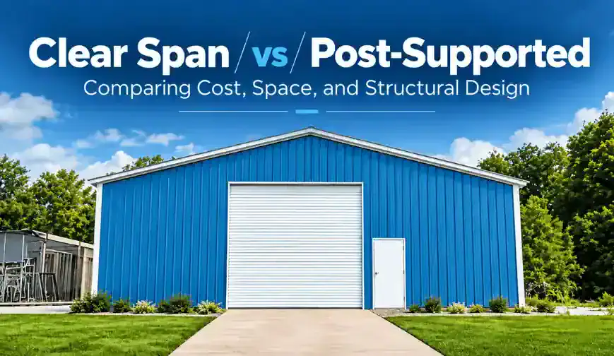 Clear Span Vs Post Supported
