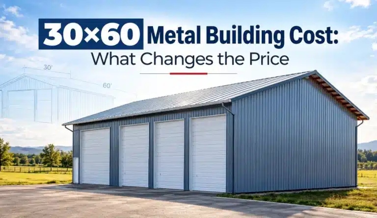 30x60 Metal Building Cost: What Changes the Price