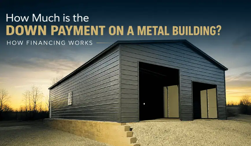 Down Payment on metal Building
