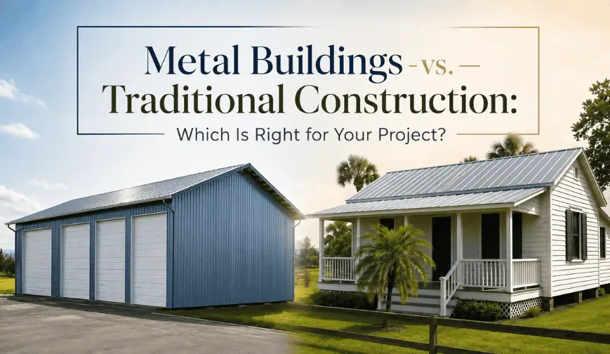 Metal Buildings Vs Traditional Construction