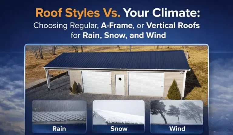 Roof Styles Vs. Your Climate: Choosing Regular, A-Frame, or Vertical Roofs for Rain, Snow, and Wind