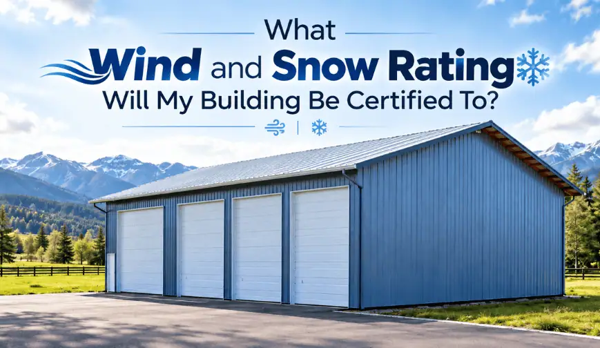 What Wind and Snow Rating will my building be certified to