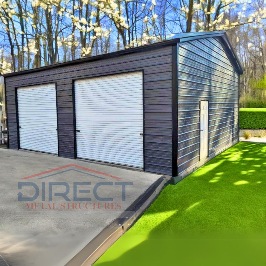 Two Car Garage Direct Metal Structures