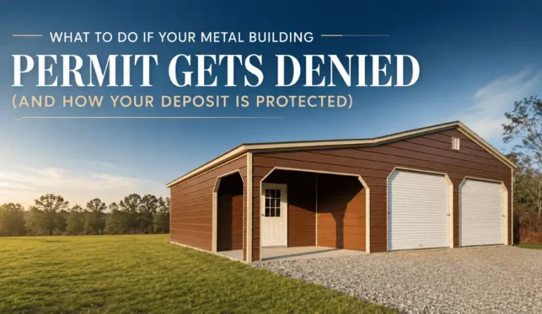 What to Do if Your Metal Building Permit Gets Denied (And How Your Deposit is Protected)